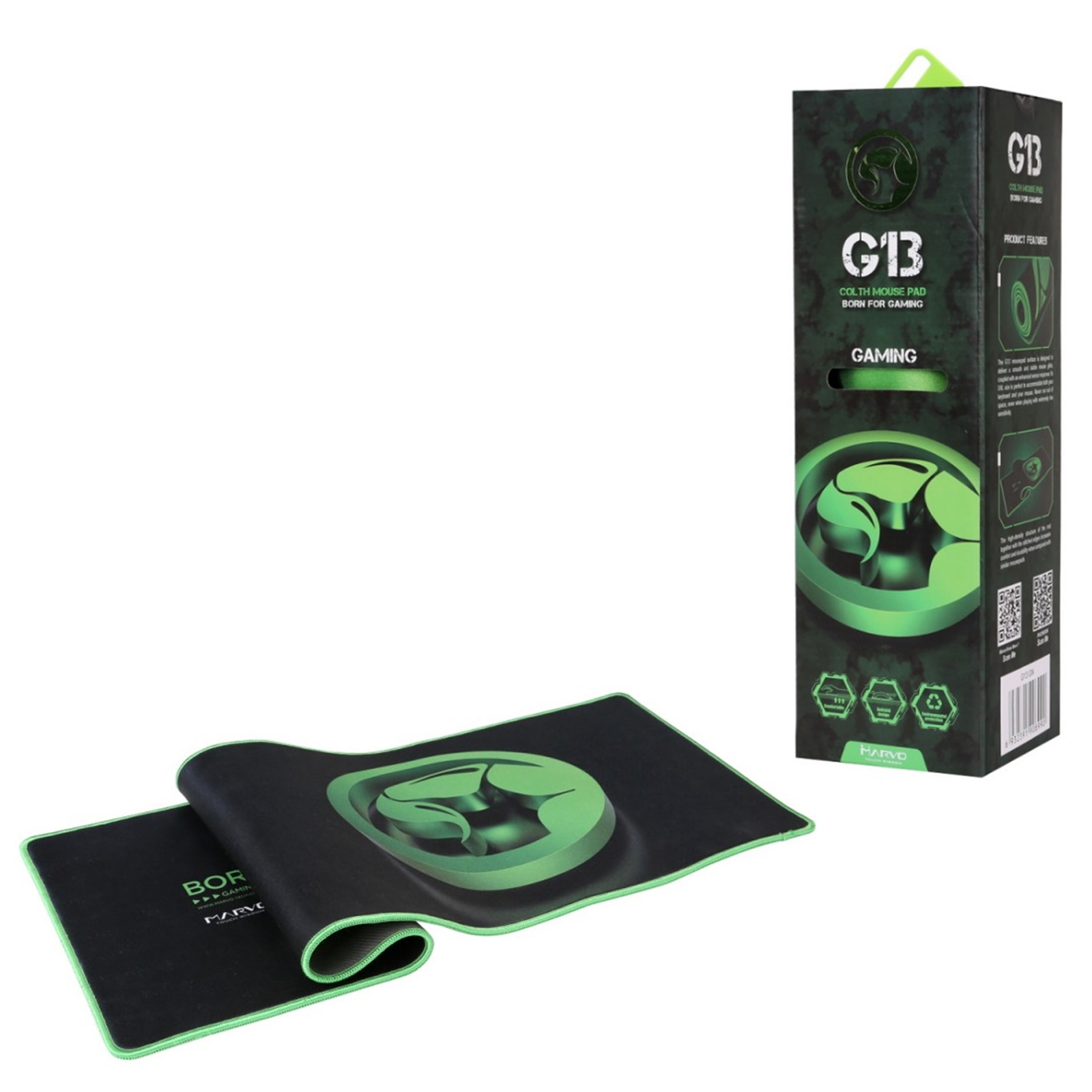 ACMAR-G13GN Marvo Scorpion G13 Green XL Gaming Mouse Surface - 920 x 294 x 4 mm - Image 1
