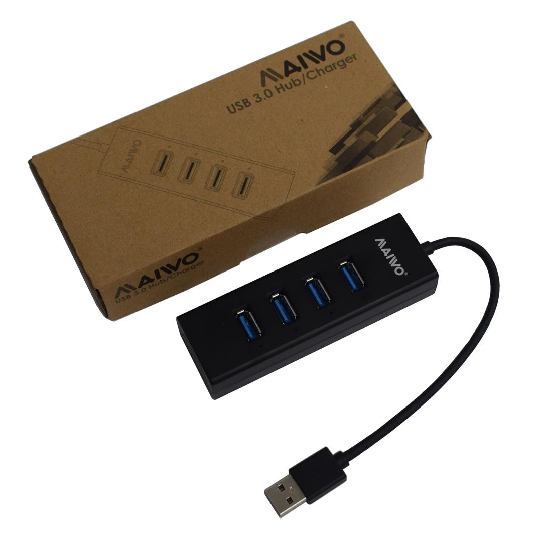 Maiwo KH304 4 Port USB MAIWO USB 3.0 HUB 4 Ports - Image 1