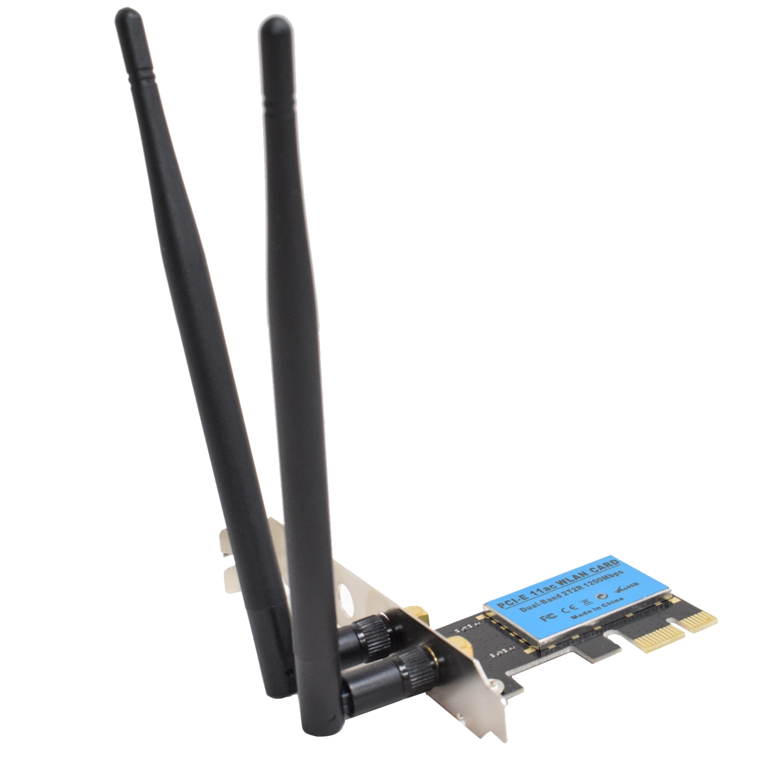 NPEVO-AC1200PCIE PCI-Express AC1200 Dual Band WiFi Card with Detachable Antennas - Image 1