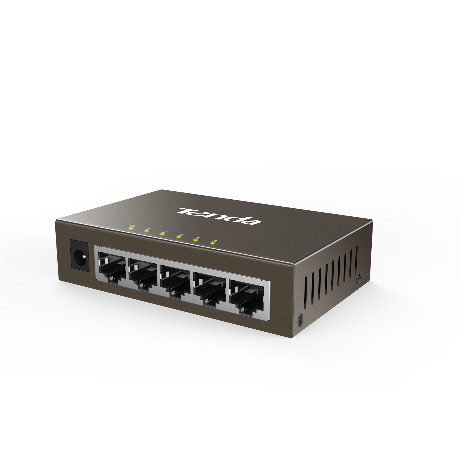 NPTEN-TEG1005D_23284408 Tenda TEG1005D 5-Port Metal Cased Gigabit Desktop Switch - Image 1