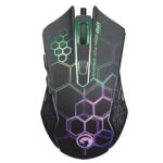 Marvo Scorpion KM409 7 Colour Rainbow LED USB Gaming Keyboard & Mouse Set - Image 2