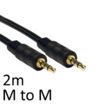 3.5mm (M) Stereo Plug to 3.5mm (M) Stereo Plug Cable - Image 2