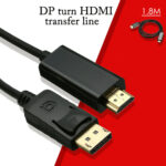 Display Port DP to HDMI Cable 1.8M