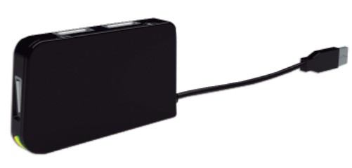 largeimgB2008510 Aqprox 4 ports Hub USB 2.0 Black - Image 1