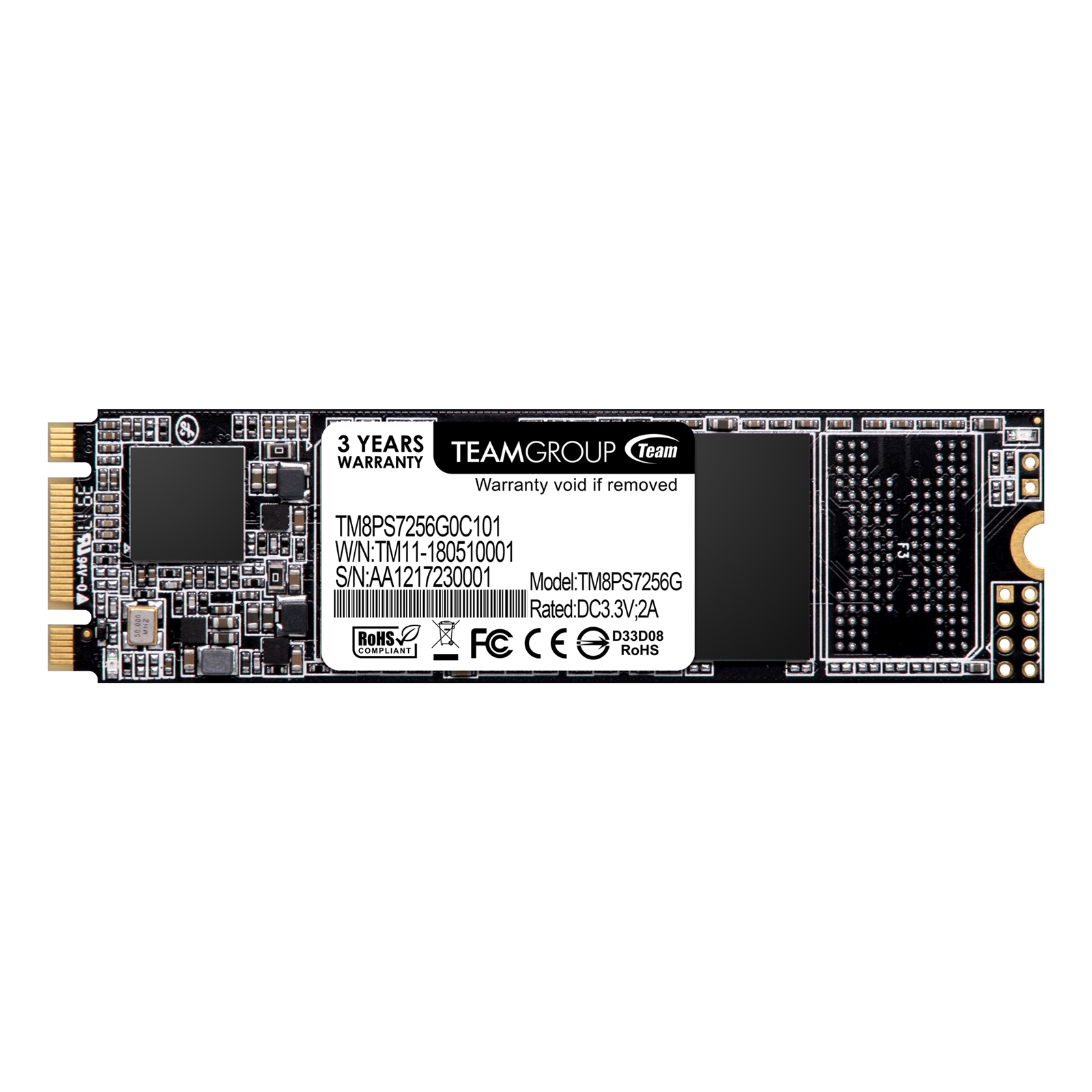 HDTEA-MS30M2-256 Team MS30 256GB M.2 2280 SATA III SSD - Image 1