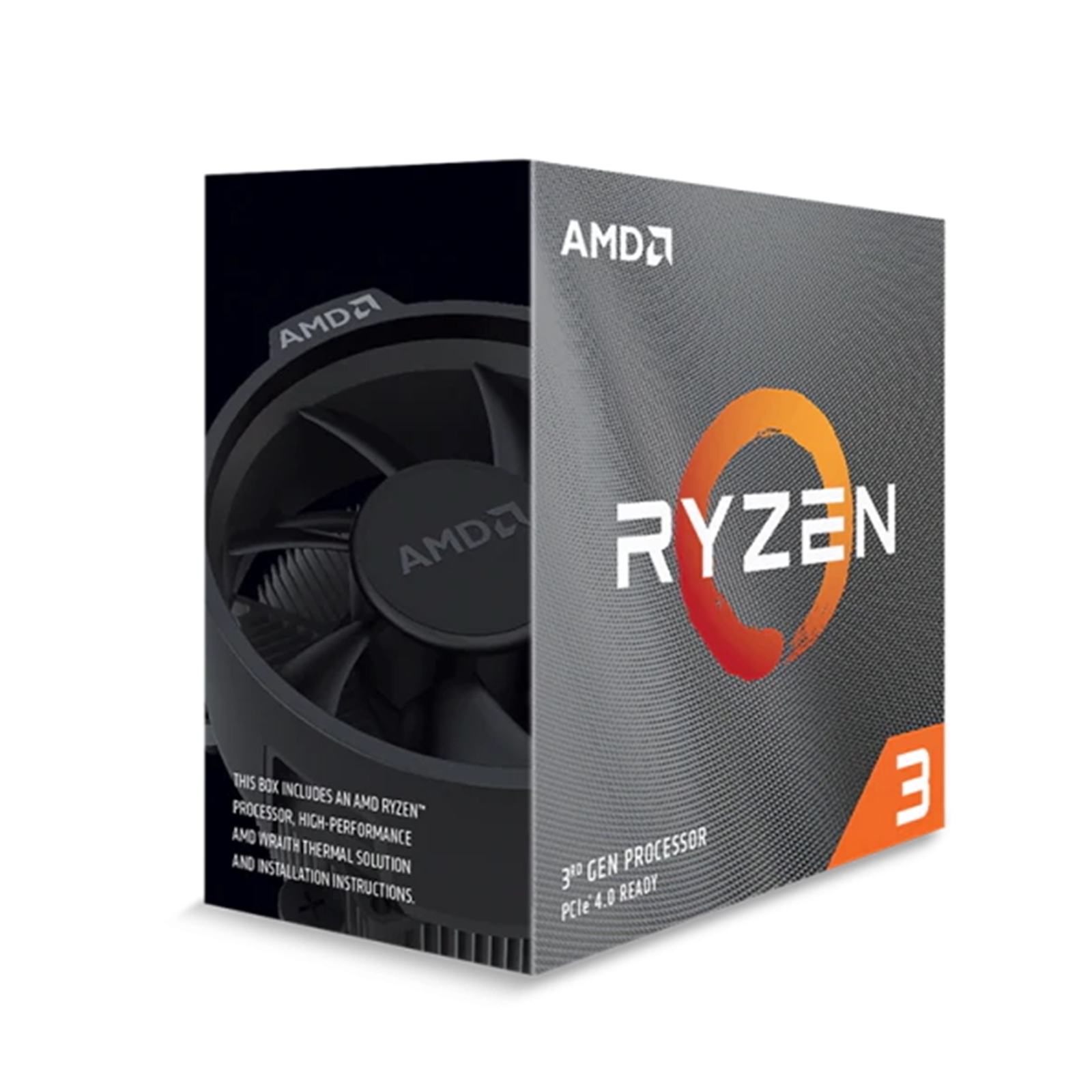 PRAMD-3100 AMD Ryzen 3 3100 3.6Ghz Quad Core AM4 Overclockable Processor - Image 1