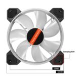 5 PACK Coolmoon 12cm RGB Rainbow FAN - Image 2