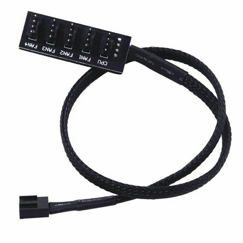 4-Pin PC PWM CPU Cooling Fan Splitter 