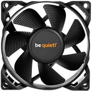 1028767196 Be Quiet! BL044 Pure Wings 2 8cm Case Fan, Rifle Bearing, Black, Ultra Quiet - Image 1