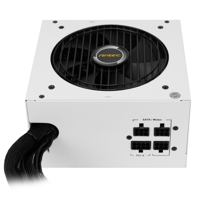 Used Antec EarthWatts Gold Pro White 750W 120mm Silent Fan 80 PLUS Gold Semi Modular PSU - Image 2