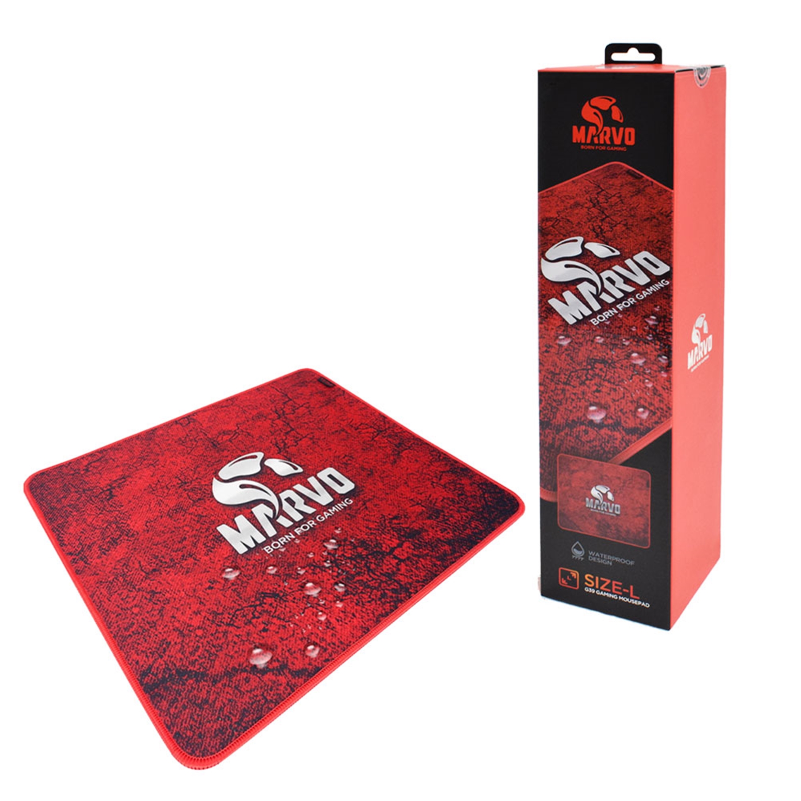 ACMAR-G39 Marvo Scorpion PRO Large Red Gaming Mouse Surface - 450 x 400 x 3 mm - Image 1