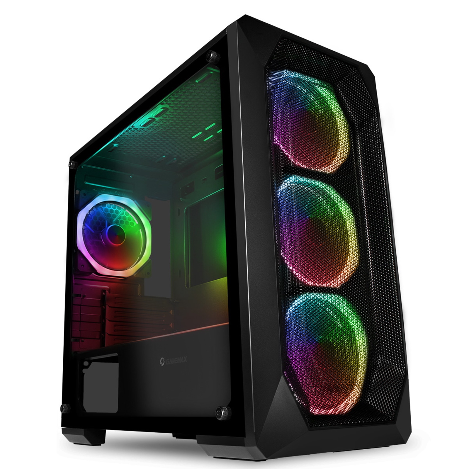 CAGAM-KAMIKAZPRO GameMax Kamikaze Pro Micro Tower Addressable RGB LED Fans - Image 1