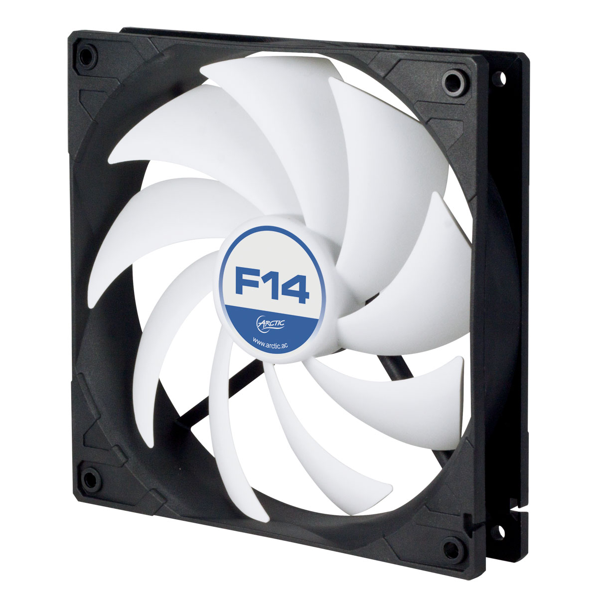 f14_g00_2 Arctic F14 14cm Case Fan, Black & White, 9 Blades, Fluid Dynamic - Image 1