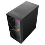 GameMax Black Hole ARGB Gaming Case 2x 20cm 1x 12cm ARGB Fans 1x ARGB Hub - Image 5