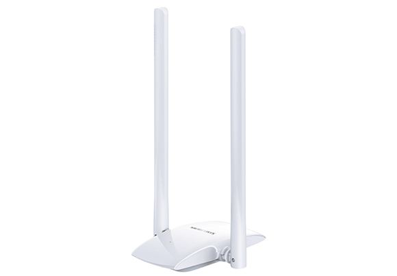 largeimgB44433383 Mercusys (MW300UH) 300Mbps High Gain Wireless USB Adapter, 2 Antennas, 2x2 MIMO - Image 1