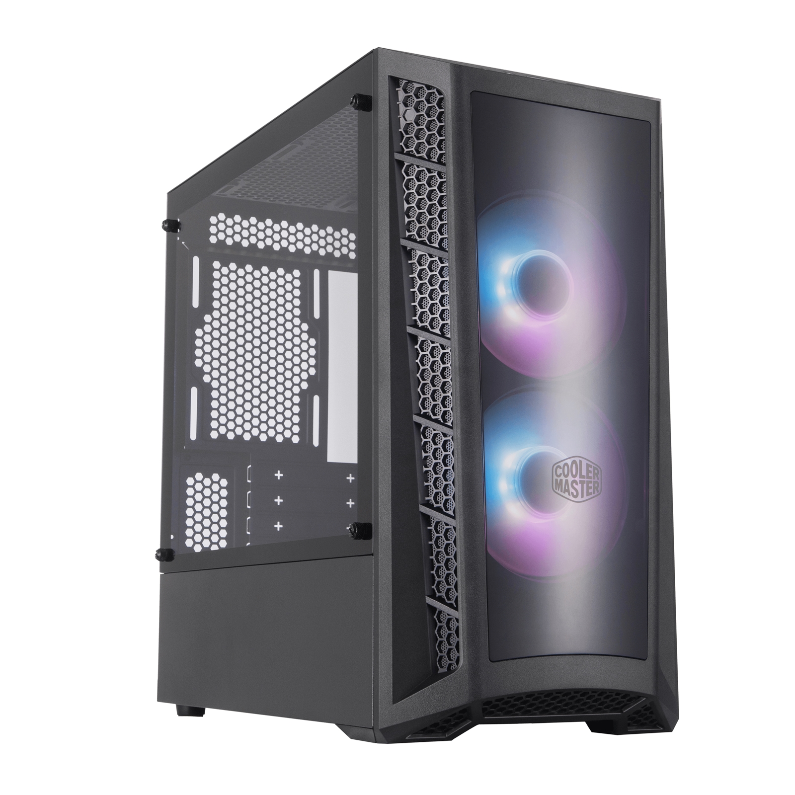 CACOO-MCBB320LKG Cooler Master MasterBox MB320L ARGB Mid Tower 2 x USB 3.0 Addressable RGB LED Fans - Image 1