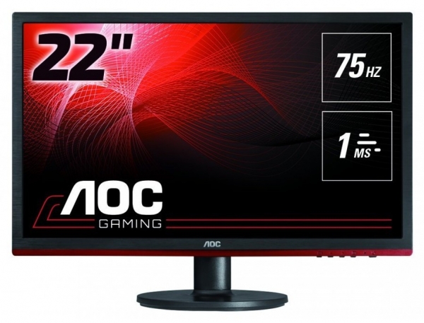 Used AOC Monitor 22 Used AOC Monitor 22" Full HD, 1ms DP, HDMI, VGA - Image 1