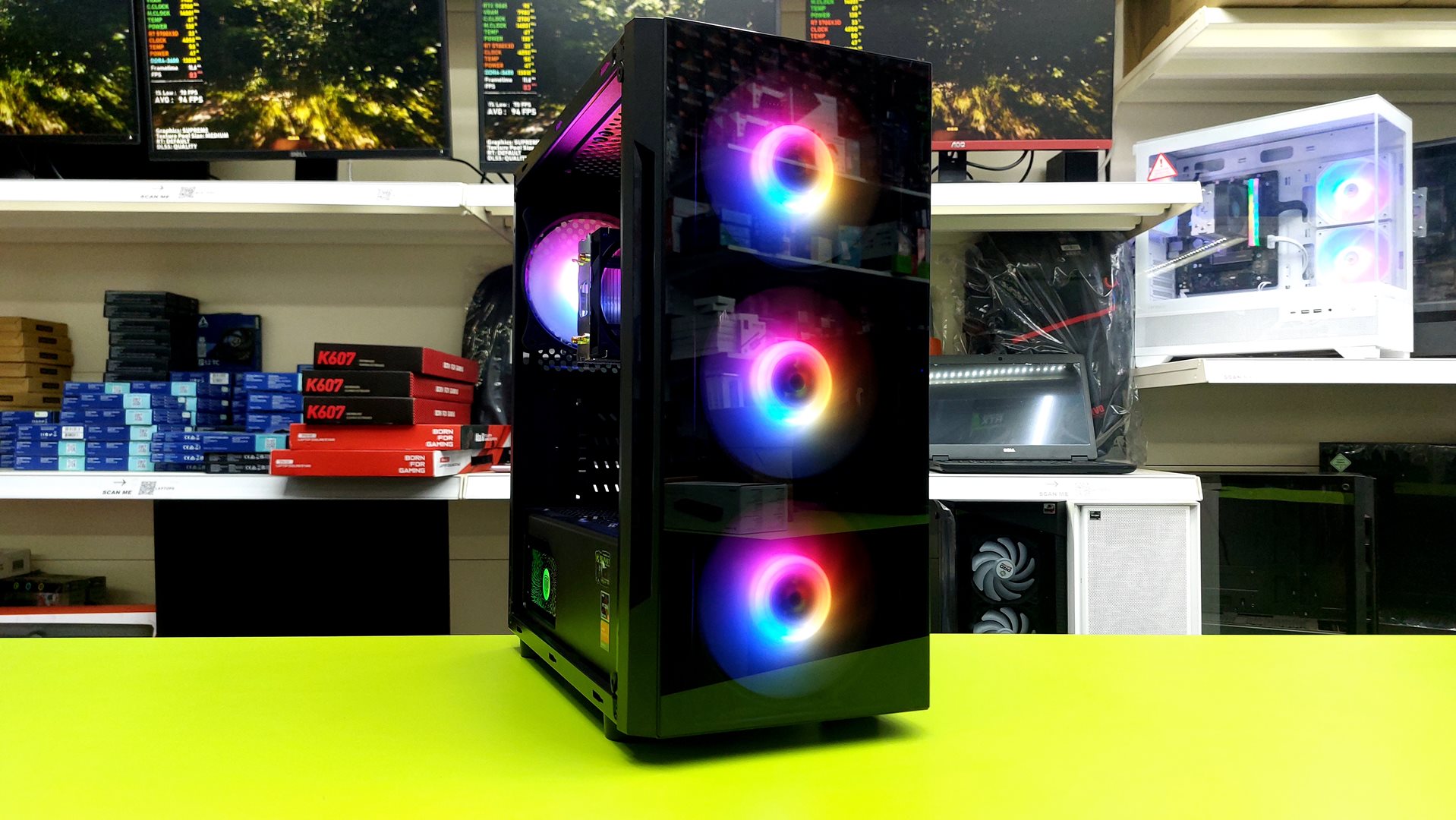 cit Flash 55 (1) Refurbished Gaming Desktop CIT Flash Ryzen 5 5600G @ 4.40GHz / 16GB RAM / 500GB / Radeon Graphics - Image 1