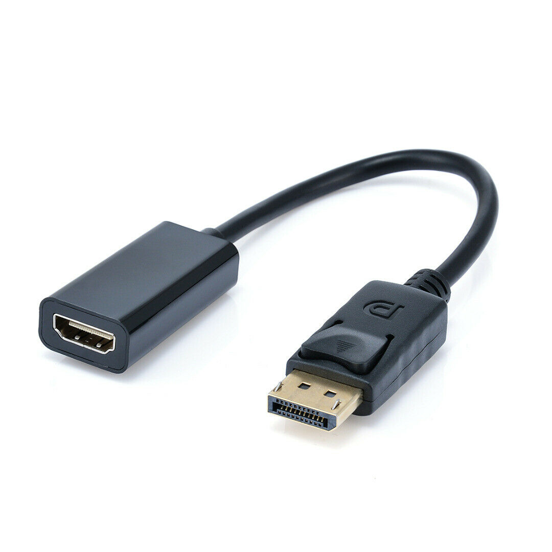 s-l1600 (7) Display Port DP Male to HDMI Female Cable Converter - Image 1