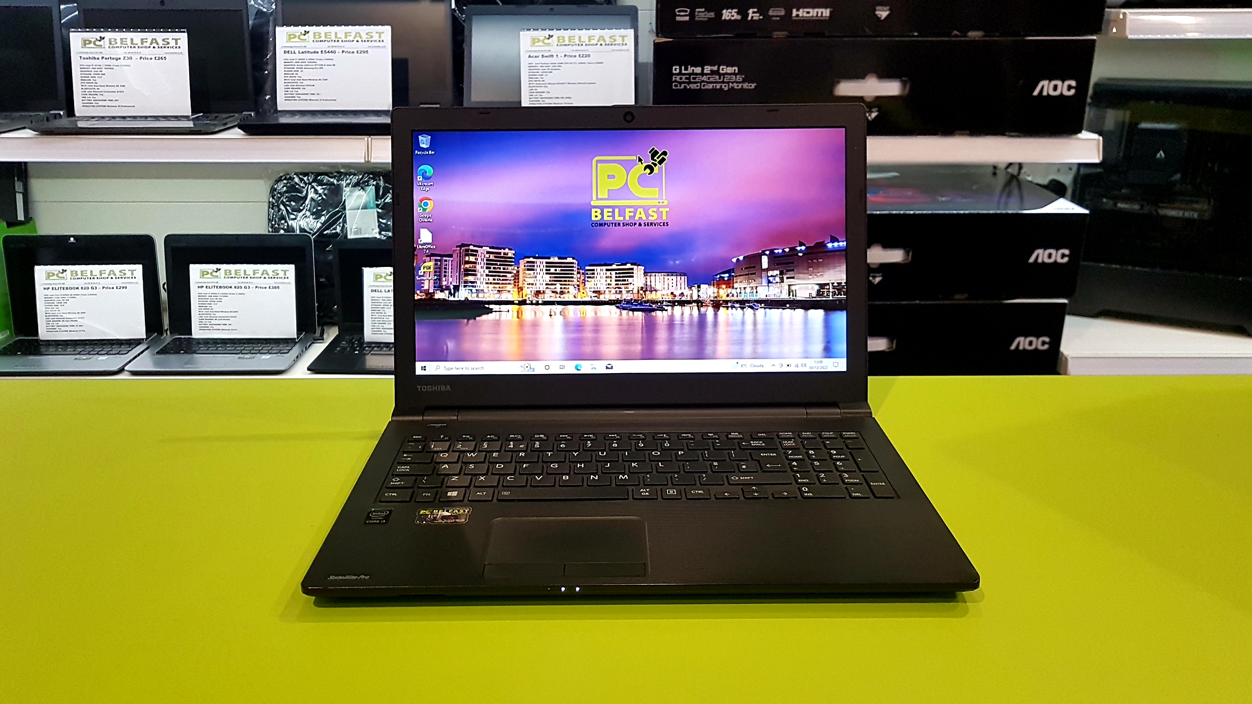 toshiba satellite (2) Toshiba Satellite Pro / Intel i3 4th Gen 1.70GHz / 8GB RAM / 120GB SSD / Intel HD - Image 1