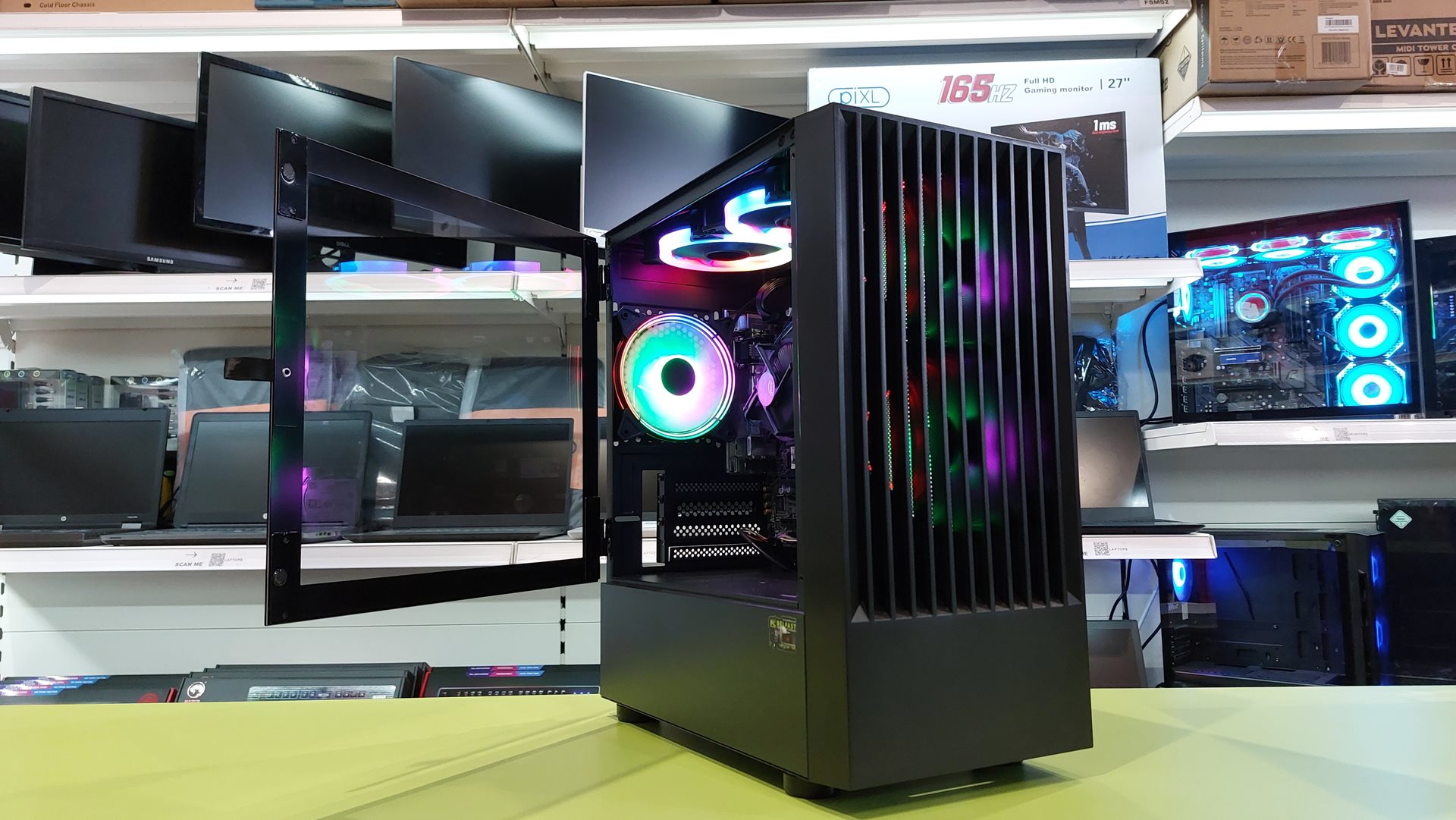 CIT SLAMER 55 (4) Custom Gaming Desktop CIT Slammer / Intel i5 10th Gen @ 4.60GHz / 16GB RAM / 256GB M.2 & 1TB HDD / Intel UHD 630 - Image 1