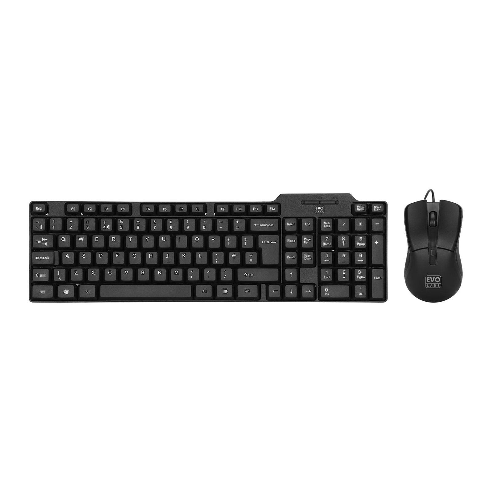 141174 Evo Labs CM-500UK USB Keyboard & Mouse Set - Image 1