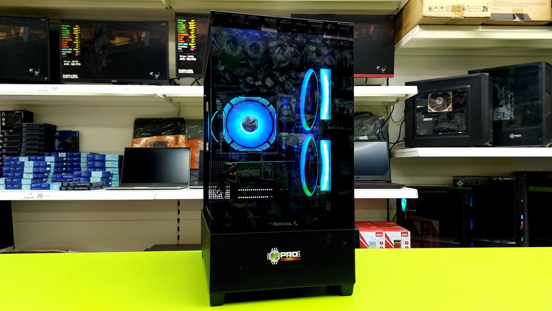 DeepCool CC360 55 (3) New Custom Pro Gaming PC / AMD Ryzen 5 8400F 4.70GHz / 16GB RAM / 1TB NVMe / Multi Choice Graphics - Image 1