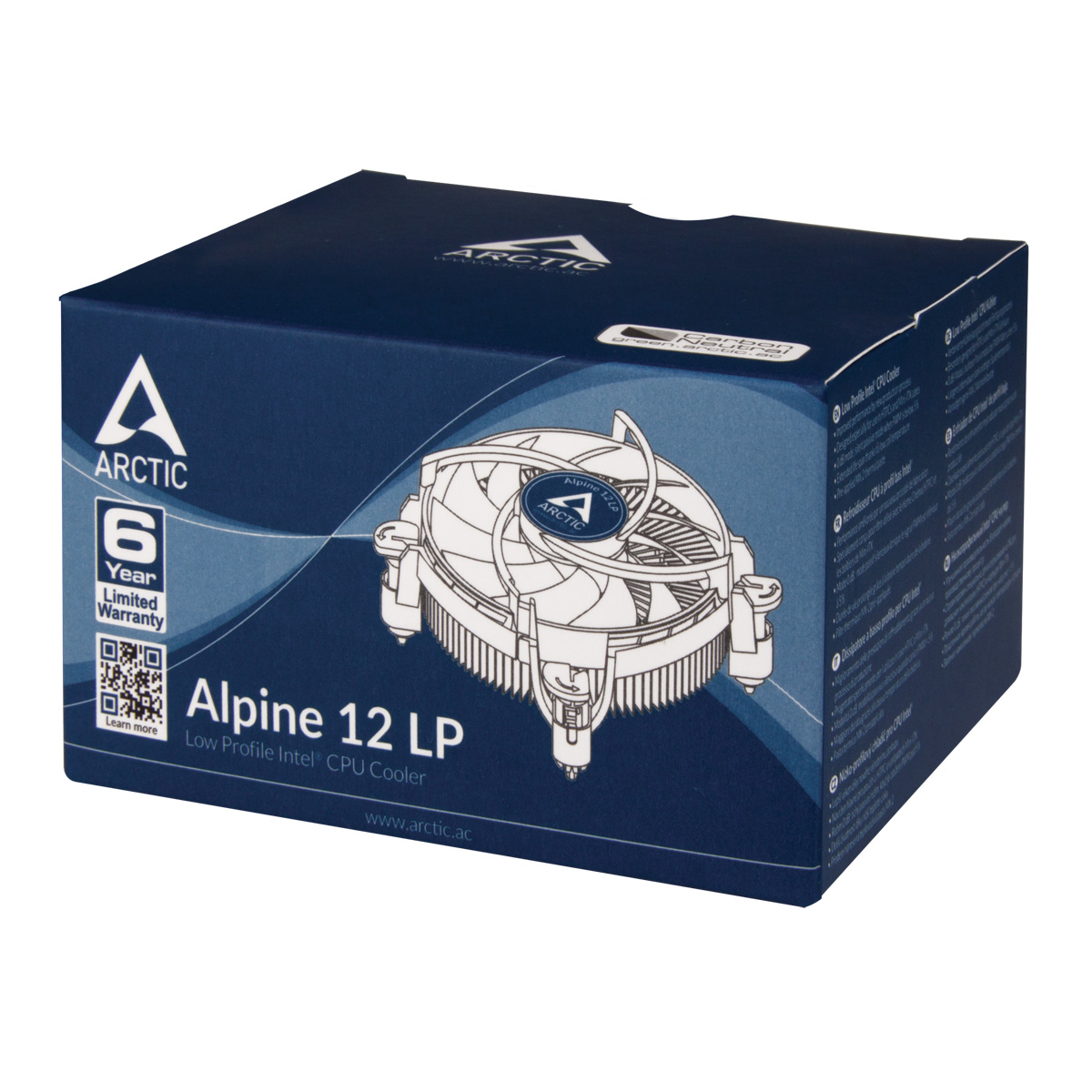 Alpine_12_LP_G06 ARCTIC ALPINE 12LP Low Profile CPU Cooler - Image 1