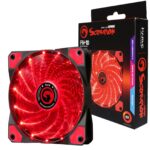 Marvo Scorpion FN-10 Red 120mm 1200RPM Red LED Fan