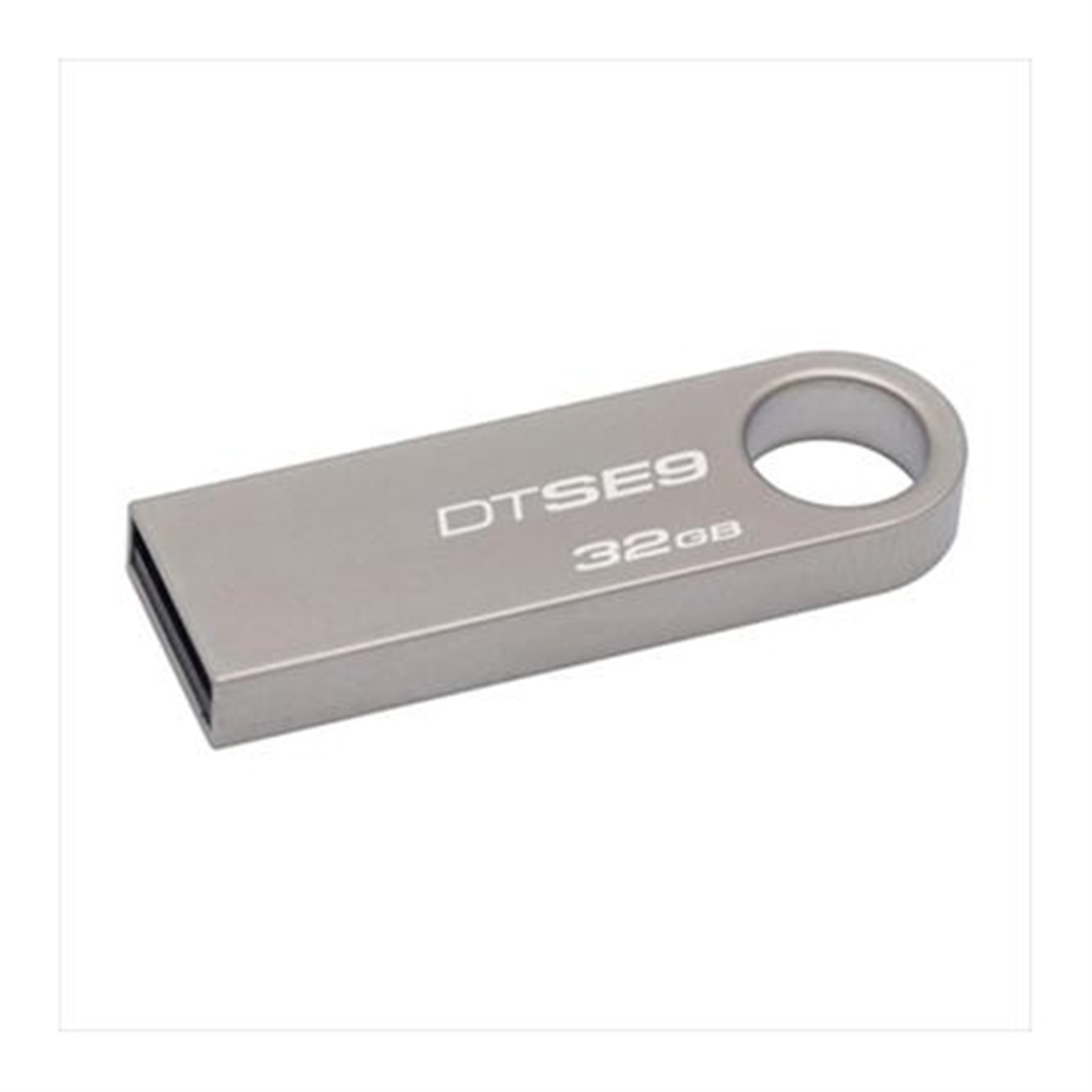 SDKIN-DTSE9H-32G Kingston DataTraveler SE9 32GB USB 2.0 Metal Grey USB Flash Drive - Image 1