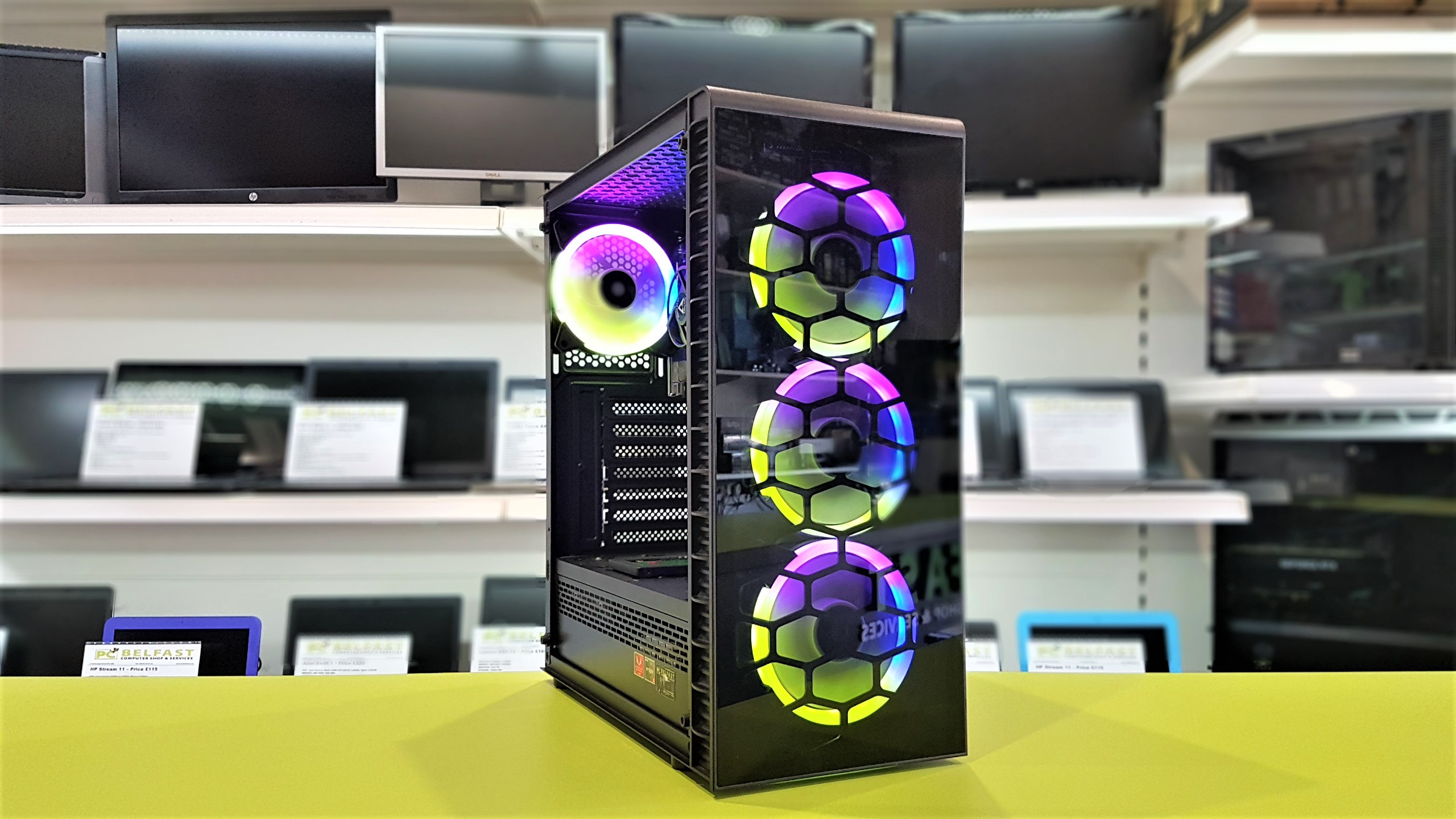 Custom Gaming Desktop Amd Ryzen 3 4 00ghz 8gb Ram 1gb Ssd 1tb Hdd Radeon Vega 8 Pc Belfast Computer Shop Services