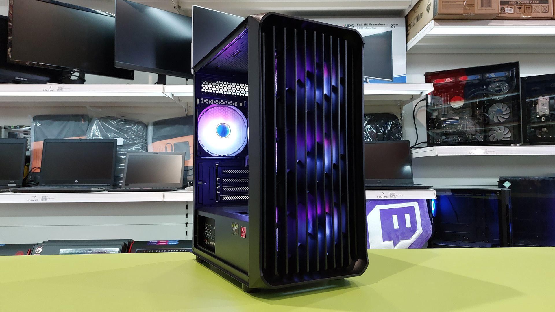 CIT SATURN 77 (6) Custom Basic Gaming Desktop CIT Slammer / AMD Ryzen 3 @ 4.00GHz / 16GB RAM / 256GB M.2 & 1TB HDD / RADEON VEGA 8 - Image 1