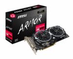 MSI Radeon RX580 8GB OC Gaming Dual Fan GPU
