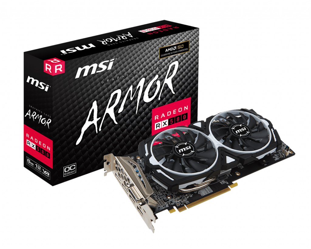 product_2_20190502102556_5cca5534b068a MSI Radeon RX580 8GB OC Gaming Dual Fan GPU - Image 1