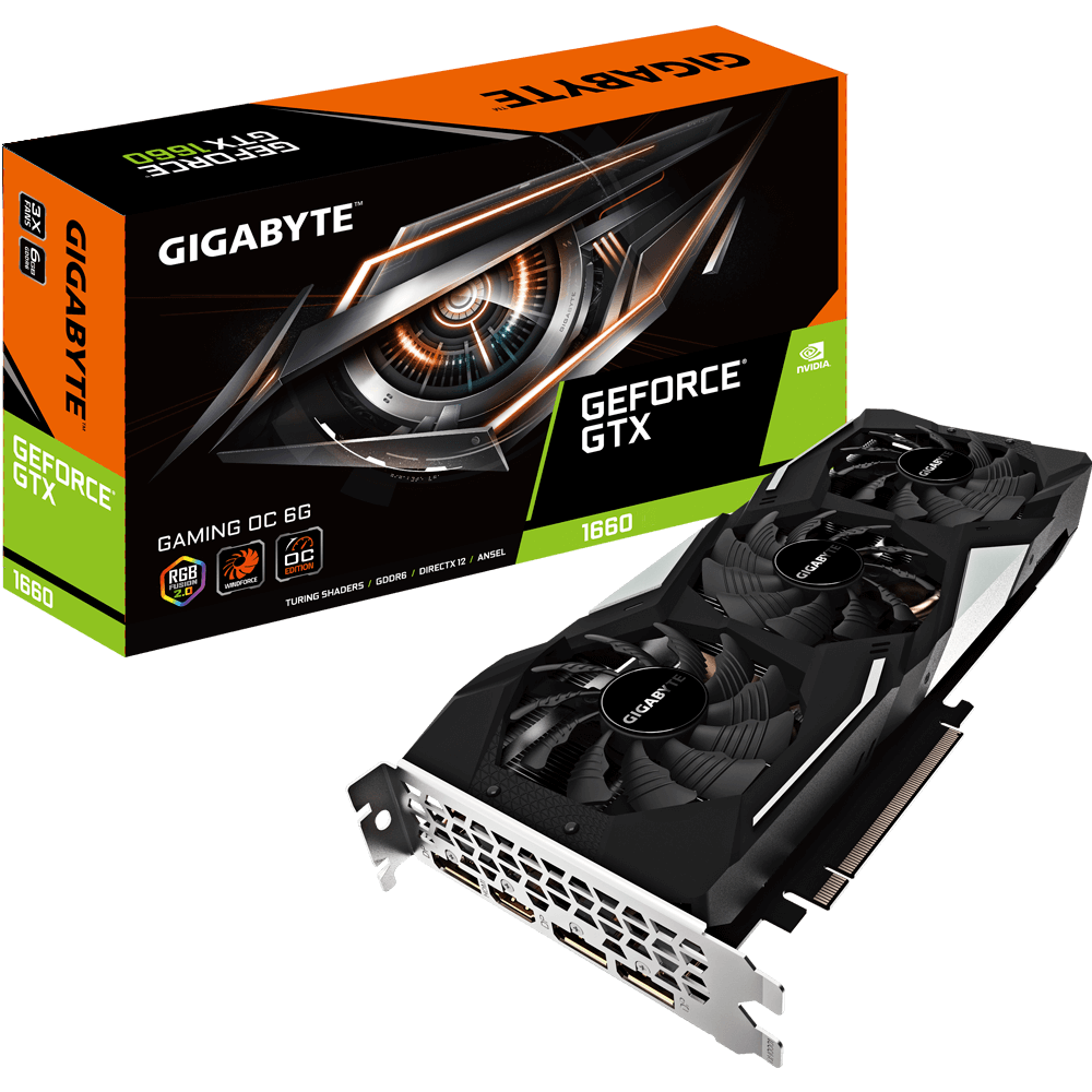 gtx 1660 6gb GEFORCE GTX 1660 SUPER GAMING OC 6144MB GDDR6 - Image 1