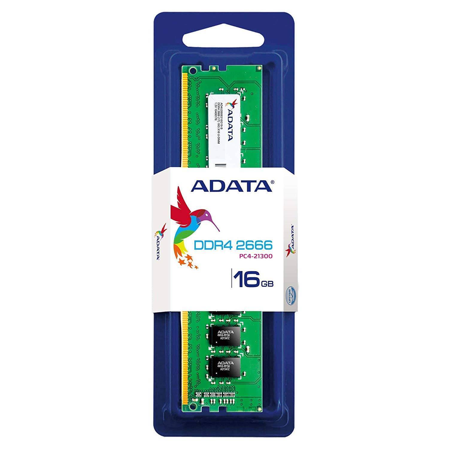 71HnGbb-bsL._SL1500_ ADATA Premier, 16GB, DDR4, 2666MHz (PC4-21300), CL19, DIMM Memory - Image 1