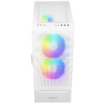 Antec NX410 Mid Tower White, 3 x ARGB Fan - Image 2
