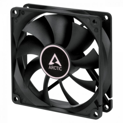 CF92-ARCF9-BLK Arctic F9 9.2cm Case Fan, Black, 9 Blades, Fluid Dynamic - Image 1