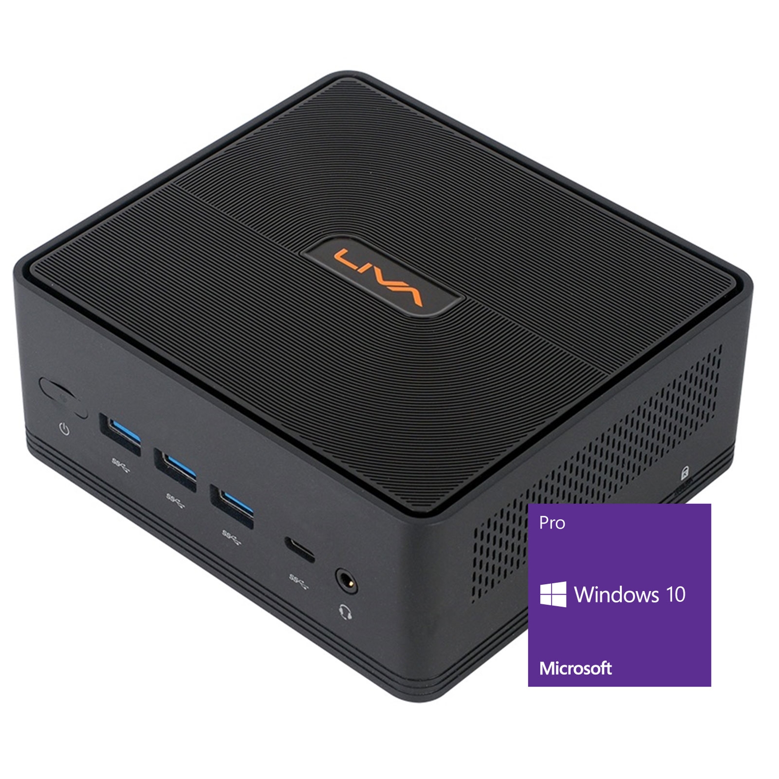 PBECS-LIVAZW10P ECS EliteGroup LIVA Z2 Intel N4000 2.60GHz 4GB RAM 64GB EMMC Windows 10 Pro Small Form Factor PC - Image 1