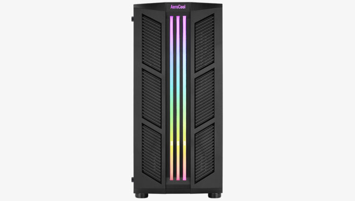 AEROCOOL - PRIME V2 MIDI TOWER, TEMPERED GLASS - BLACK - Image 2