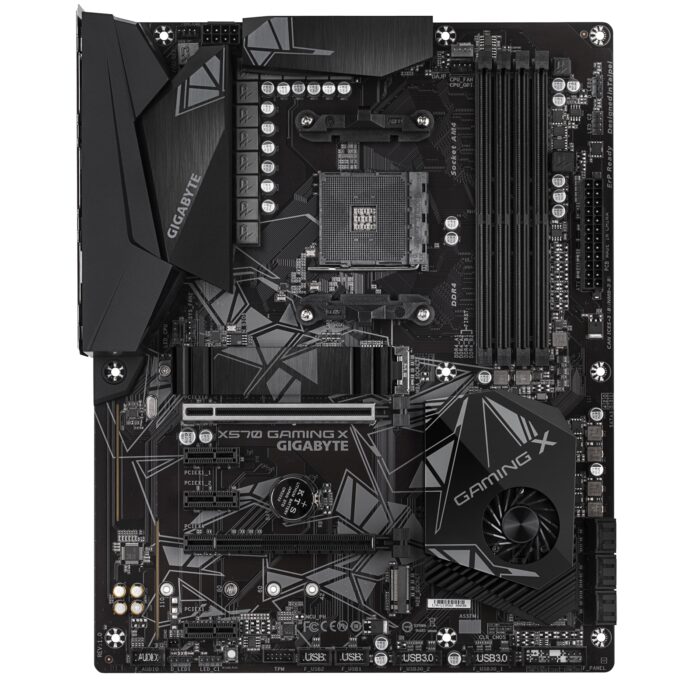 Gigabyte X570 GAMING X AMD Socket AM4 ATX HDMI DDR4 Dual PCIe 4.0 M.2 USB 3.2 Motherboard - Image 2