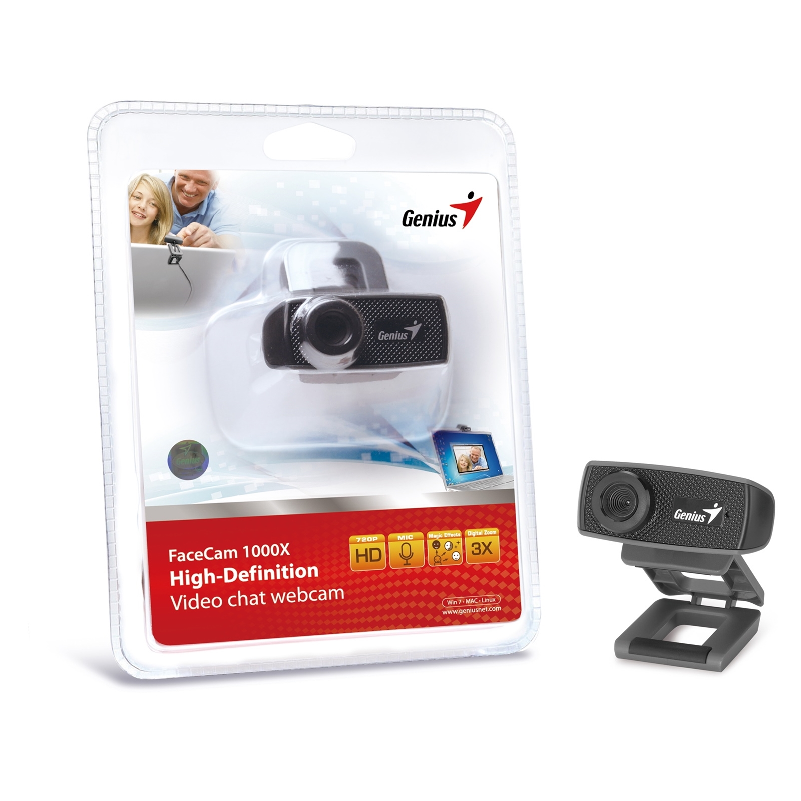 CMGEN-FACE1000X Genius FaceCam 1000X HD WebCam V2 - Image 1