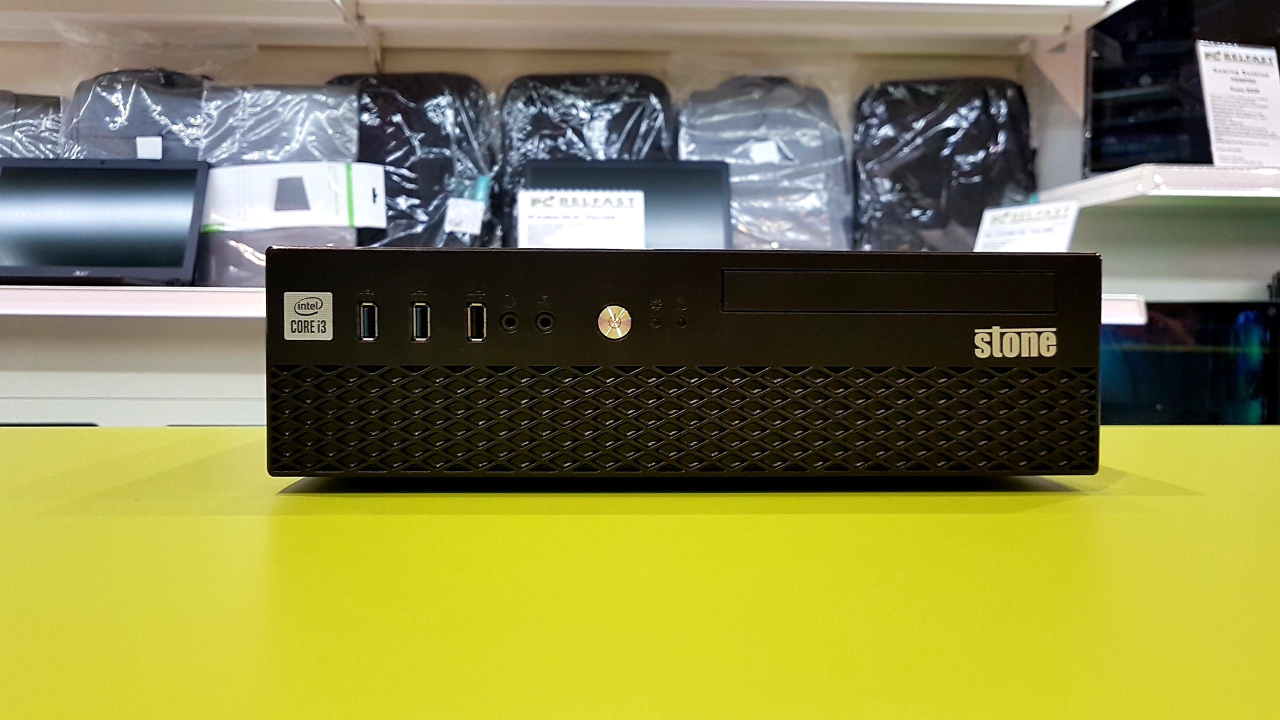 STONE DESKTOP SFF (2) NEW Stone PC SFF/ Intel i3 10th Gen 4.30GHz / 4GB RAM / 240GB SSD / Intel UHD 630 - Image 1