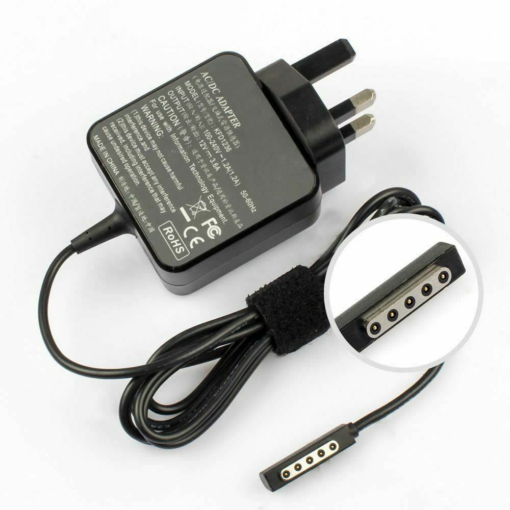 eewew Charger For Microsoft Surface Standard/Pro RT Tablet Power Supply Adapter Charger 12V - Image 1