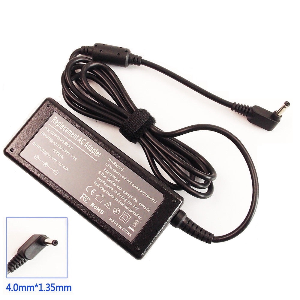 CHARGER 19V 3.42A 65W 4.0mm-1.35mm Charger AC Adapter 19V 2.37A 65W 4.0mm-1.35mm - Image 1