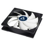 Arctic F12 Low Noise 12cm Case Fan, Black & White, 9 Blades, Fluid Dynamic - Image 2