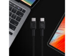 Cable Green Cell GC PowerStream USB-C - USB-C 120cm with Power Delivery (60W), 480 Mbps, Ultra Charge, QC 3.0 - Image 2