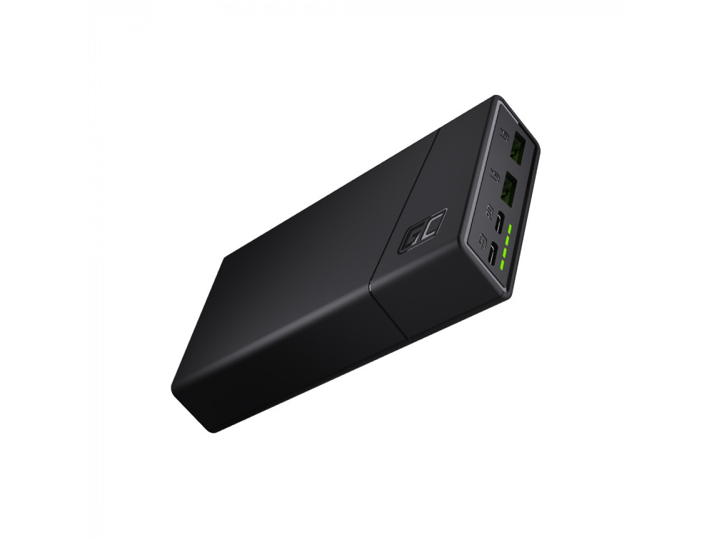 power-bank-green-cell-gc-powerplay20-20000mah-with-fast-charging-2x-usb-ultra-charge-and-2x-usb-c-power-delivery-18w Power Bank Green Cell GC PowerPlay20 20000mAh with fast charging 2x USB Ultra Charge and 2x USB-C Power Delivery 18W - Image 1