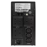 Smart UPS 1000VA 3 x UK Plug 3 x IEC RJ45 x 2 USB LED Display - Image 2
