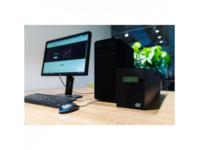 Green Cell UPS Uninterruptible Power Supply 1000VA 600W with LCD Display - Image 5